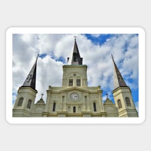 The Cathedral-Basilica in New Orleans Sticker